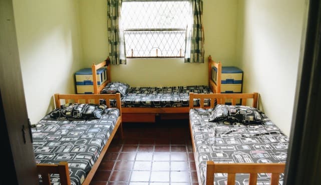 A picture taken at the children's home facility